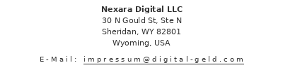 Impressum Nexara Digital LLC