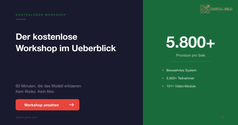 Der kostenlose Workshop im Ueberblick