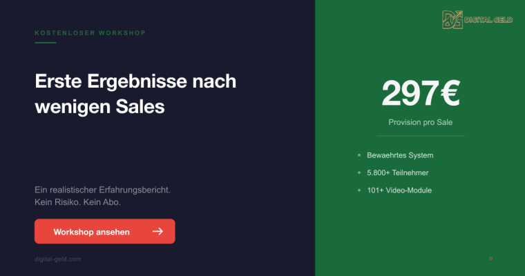 Erste Ergebnisse nach wenigen Sales