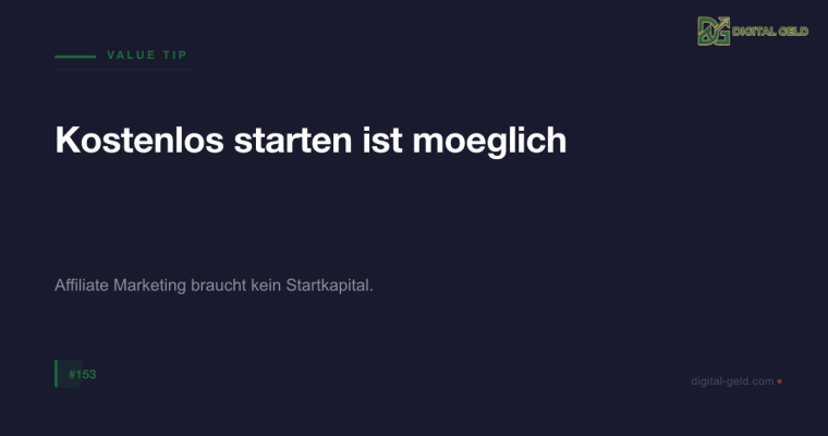 Kostenlos starten ist moeglich