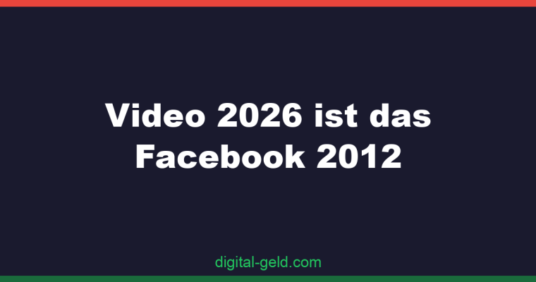Video 2026 ist das Facebook 2012